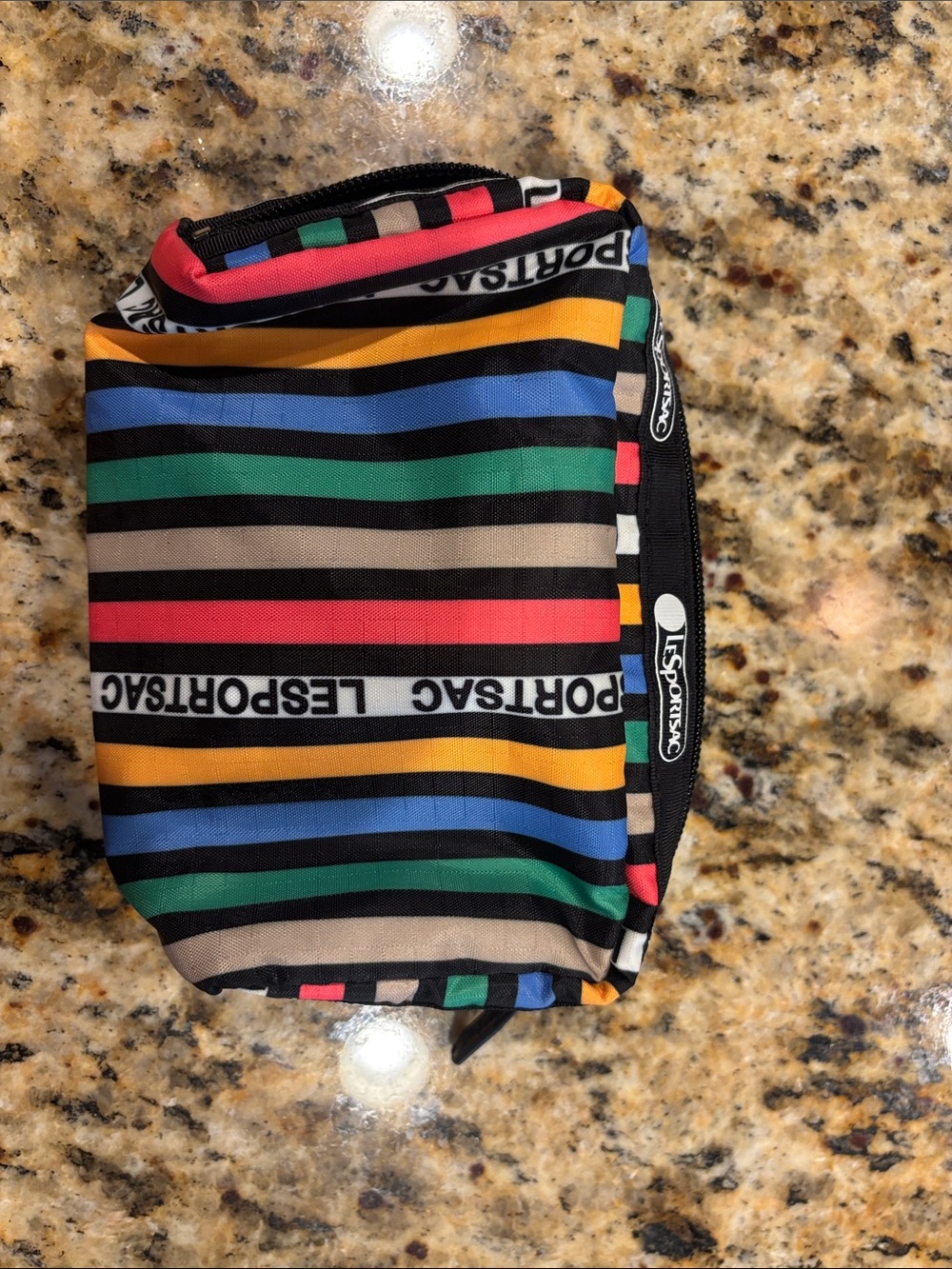 LeSportsac Striped Multicolor Bottoms Pouch
